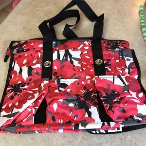 Utility tote, zip top, thirty-one